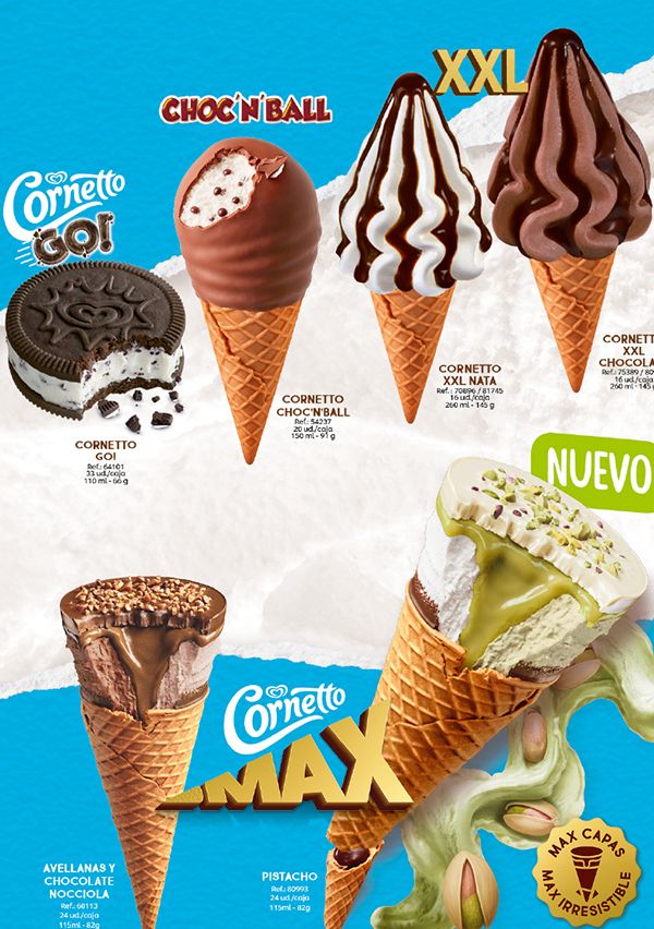 Cornetto, marca nº1 en venta de conos
