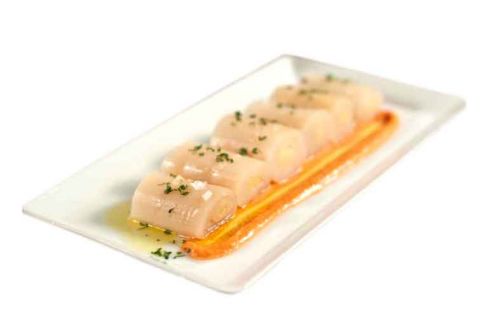 Puerros confitados